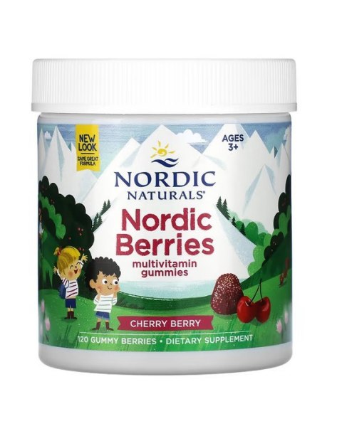 Nordic Naturals NORDIC NATURALS Nordic Berries Cherry Berry (120 żelek)
