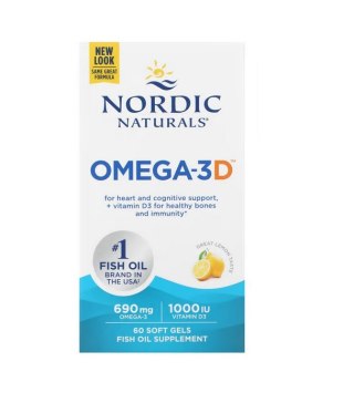 Nordic Naturals NORDIC NATURALS Omega-3D (60 kaps.)