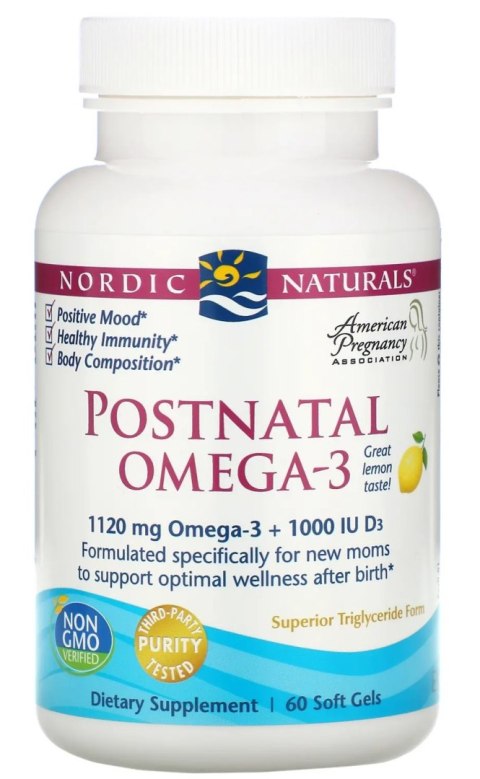 Nordic Naturals NORDIC NATURALS Postnatal Omega-3 (60 kaps.)