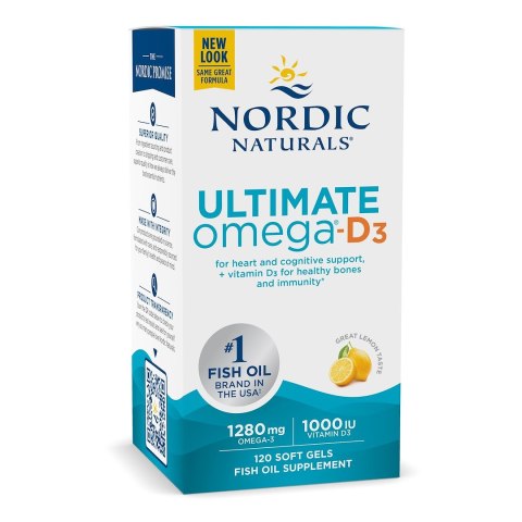 Nordic Naturals NORDIC NATURALS Ultimate Omega-D3 (120 kaps.)