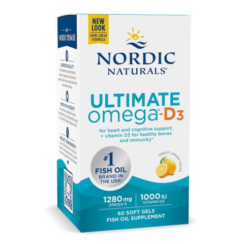 Nordic Naturals NORDIC NATURALS Ultimate Omega-D3 (60 kaps.)