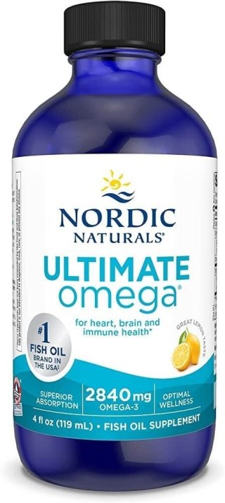 Nordic Naturals NORDIC NATURALS Ultimate Omega, Lemon, 2840 mg (119 ml)