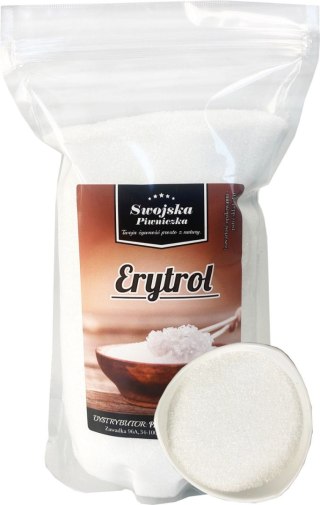 ERYTRYTOL (ERYTROL) 500G CUKIER NISKOKALORYCZNY SŁODZIK