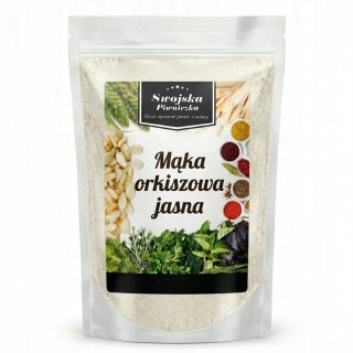 Mąka Orkiszowa Jasna POLSKA 100% ORKISZ 500G Swojska Piwniczka