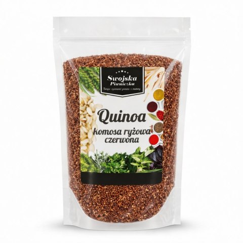 QUINOA - KOMOSA RYŻOWA CZERWONA 500G Swojska Piwniczka