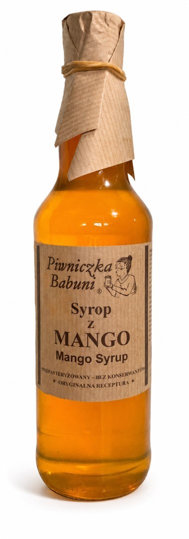SYROP Z MANGO 500ML PIWNICZKA BABUNI