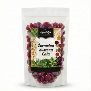 ŻURAWINA SUSZONA CAŁE OWOCE 500g Swojska Piwniczka