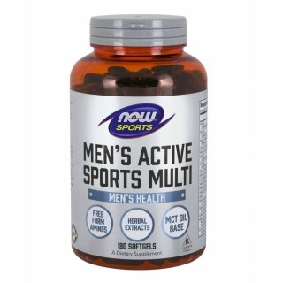 NOW Foods NOW FOODS Men's Active Sports Multi (180 kaps.)