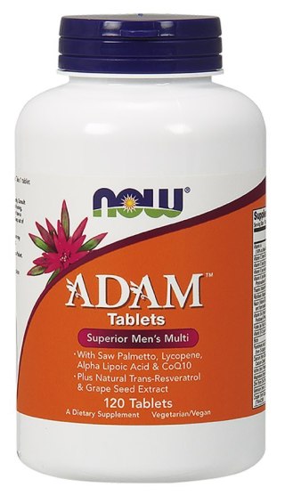 NOW Foods NOW FOODS Multiwitamina i Składniki Mineralne dla Mężczyzn ADAM (120 tabl.)