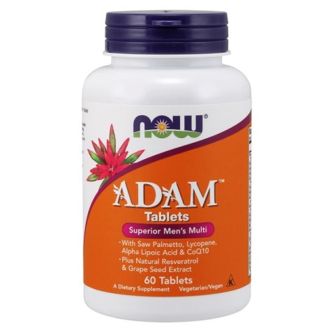 NOW Foods NOW FOODS Multiwitamina i Składniki Mineralne dla Mężczyzn ADAM (60 tabl.)