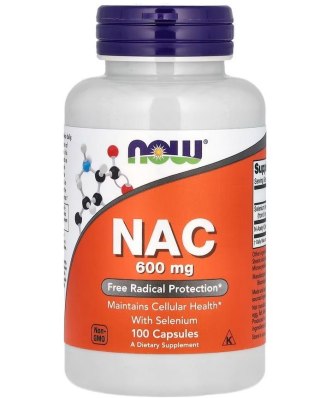 NOW Foods NOW FOODS NAC - N-Acetylo-L-Cysteina 600 mg (100 kaps.)