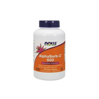 NOW Foods NOW FOODS Neutralna Witamina C (Askorbinian Wapnia) - AlphaSorb-C 500 mg (180 kaps.)