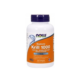 NOW Foods NOW FOODS Olej z Kryla 1000 mg - Neptun Krill Oil DHA EPA (60 kaps.)