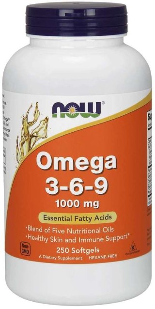 NOW Foods NOW FOODS Omega 3-6-9 (250 kaps.)