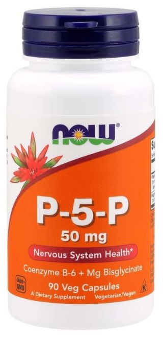 NOW Foods NOW FOODS P-5-P 50 mg - Witamina B6 (90 kaps.)