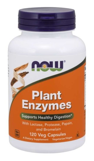 NOW Foods NOW FOODS Plant Enzymes - Enzymy roślinne (120 kaps.)