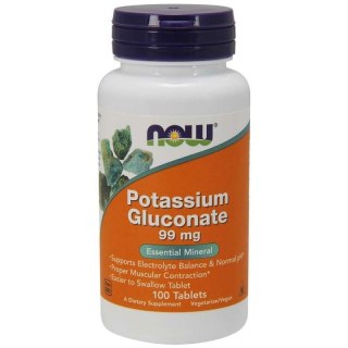 NOW Foods NOW FOODS Potassium Gluconate - Glukonian Potasu (100 tabl.)