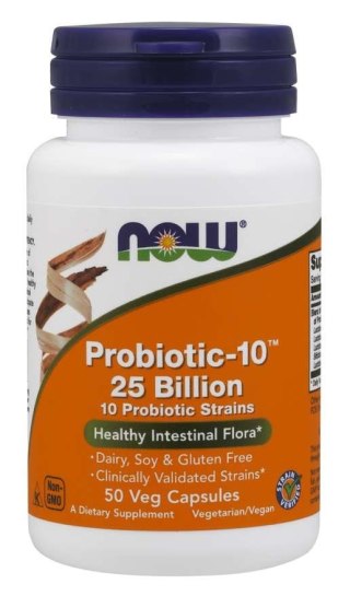 NOW Foods NOW FOODS Probiotic-10 - 25 Bilion (50 kaps.)