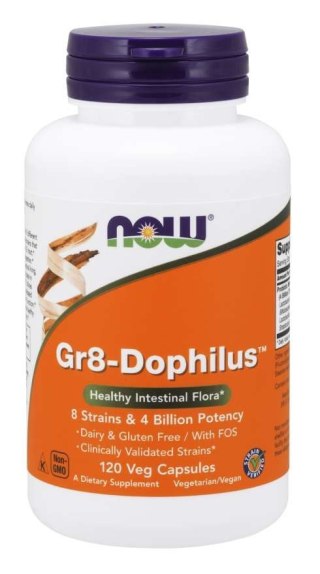 NOW Foods NOW FOODS Probiotyk Gr8-Dophilus (120 kaps.)