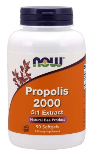 NOW Foods NOW FOODS Propolis 2000 - ekstrakt 5:1 (90 kaps.)
