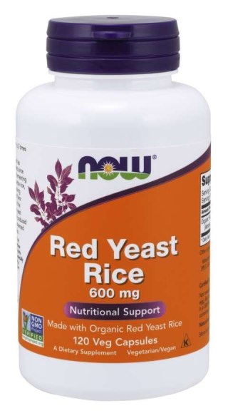 NOW Foods NOW FOODS Red Yeast Rice 600 mg (120 kaps.)