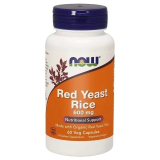 NOW Foods NOW FOODS Red Yeast Rice 600 mg (60 kaps.)