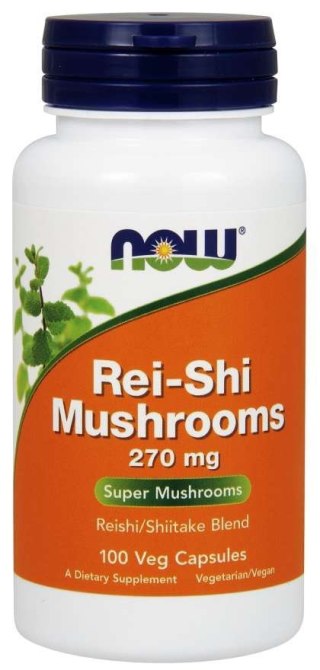 NOW Foods NOW FOODS Rei-Shi Mushrooms - Reishi i Shiitake 270 mg (100 kaps.)