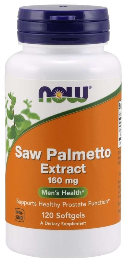 NOW Foods NOW FOODS Saw Palmetto Extract - Palma Sabalowa - standaryzowany ekstrakt (120 kaps.)
