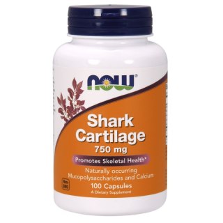 NOW Foods NOW FOODS Shark Cartilage - Chrząstka rekina (100 kaps.)