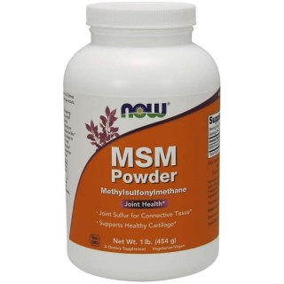 NOW Foods NOW FOODS Siarka MSM - Metylosulfonylometan (454 g)