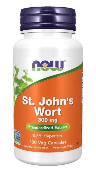 NOW Foods NOW FOODS St. Johns Wort - Wyciąg z dziurawca (100 kaps.)