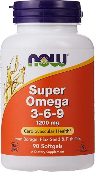 NOW Foods NOW FOODS Super Omega 3-6-9 (90 kaps.)
