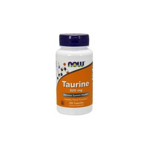 NOW Foods NOW FOODS Taurine - Tauryna 500 mg (100 kaps.)