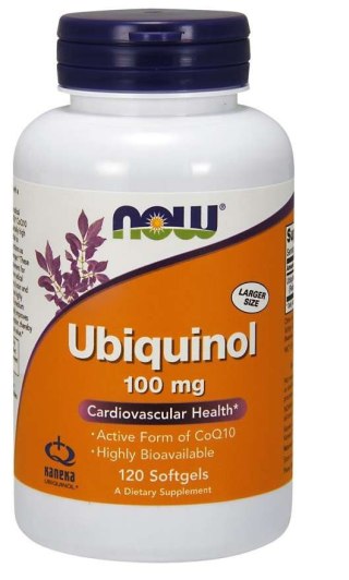 NOW Foods NOW FOODS Ubichinol - Koenzym Q10 100 mg (120 kaps.)