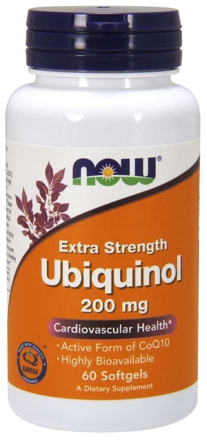 NOW Foods NOW FOODS Ubichinol - Koenzym Q10 200 mg (60 kaps.)