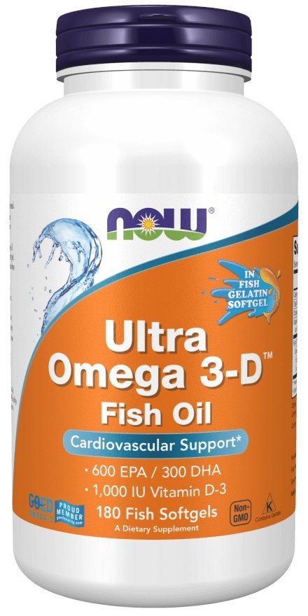 NOW Foods NOW FOODS Ultra Omega 3-D (180 kaps.)