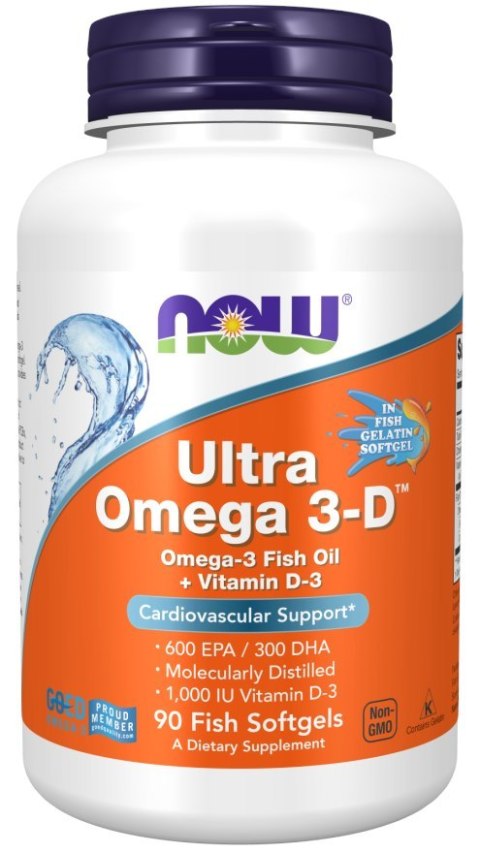NOW Foods NOW FOODS Ultra Omega 3-D (90 kaps.)