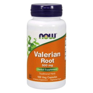 NOW Foods NOW FOODS Valerian Root (Waleriana) - Kozłek Lekarski 500 mg (100 kaps.)