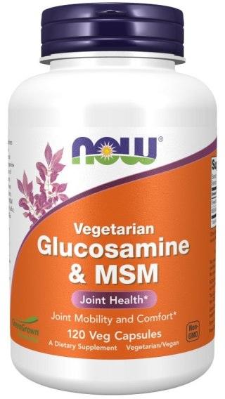 NOW Foods NOW FOODS Vegetarian Glucosamine & MSM (120 kaps.)