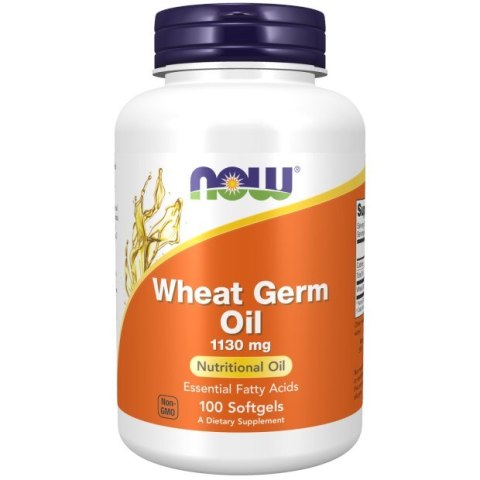 NOW Foods NOW FOODS Wheat Germ Oil - Olej z kiełków pszenicy (100 kaps.)