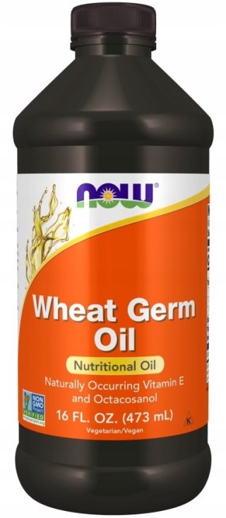 NOW Foods NOW FOODS Wheat Germ Oil - Olej z kiełków pszenicy (473 ml)