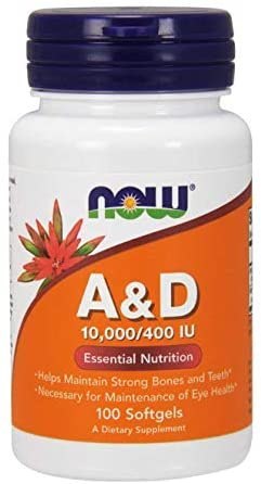 NOW Foods NOW FOODS Witamina A + Witamina D (100 kaps.)