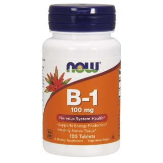 NOW Foods NOW FOODS Witamina B1 Tiamina (100 tabl.)