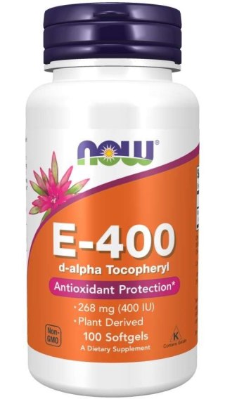 NOW Foods NOW FOODS Witamina E 400 (100 kaps.)