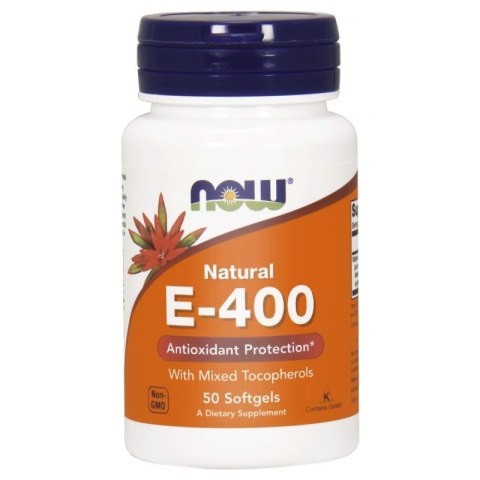NOW Foods NOW FOODS Witamina E 400 IU (50 kaps.)