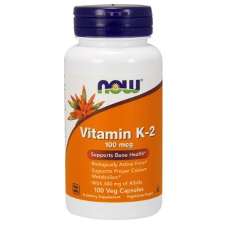 NOW Foods NOW FOODS Witamina K2-MK4 100 mcg (100 kaps.)