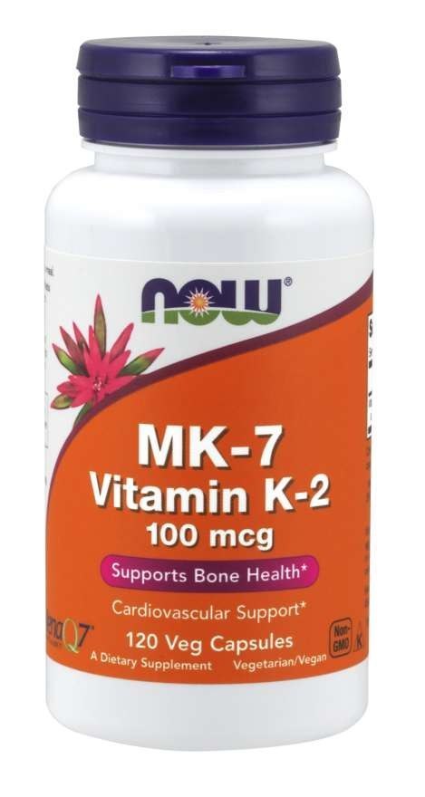 NOW Foods NOW FOODS Witamina K2 MK7 100 mcg (120 kaps.)