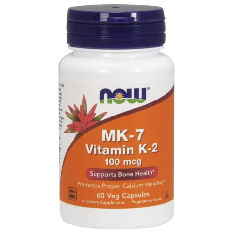 NOW Foods NOW FOODS Witamina K2 MK7 100 mcg (60 kaps.)