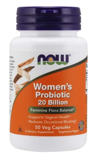 NOW Foods NOW FOODS Women's Probiotic - Probiotyk dla Kobiet 20 miliardów CFU (50 kaps.)