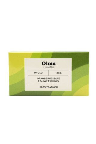 Olma Cosmetics OLMA COSMETICS Mydło Prawdziwe szare z Oliwy z Oliwek (100 g)